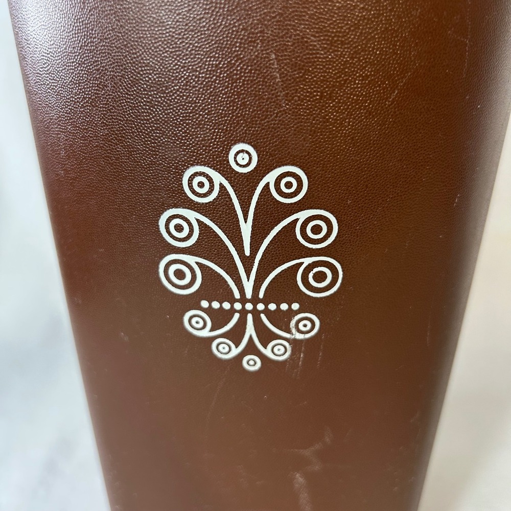 Vintage Brown Tupperware Canister with Translucent Lid White Emblem 10 in Tall - Picture 4 of 13